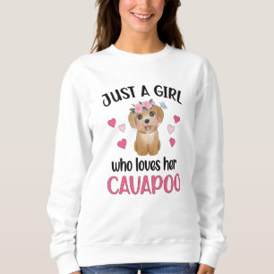 Sudadera Cavapoo Perro Chica Cavoodle Perro Lover Cavapoo M