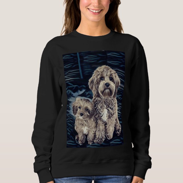 Sudadera Cavapoo Perros Adorable Mascota Cachorro de canchi (Anverso)