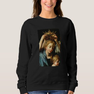 Sudadera Cavarozzi con ángeles pintura del renacimiento cri