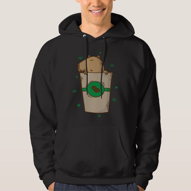 Sudadera Caviidae Guinea Pig in Coffee Mug (Anverso)