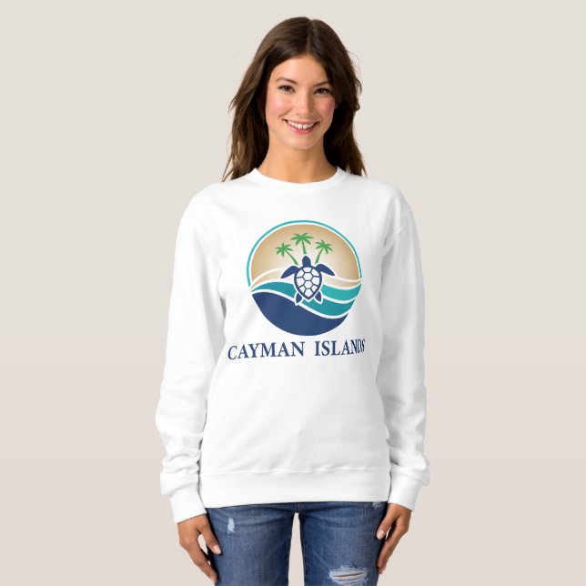 Sudadera Cayman Islands Caribbean (Anverso completo)