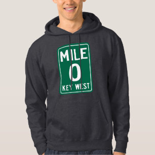 Sudadera Cayo Hueso Millas 0, Florida EE. UU.