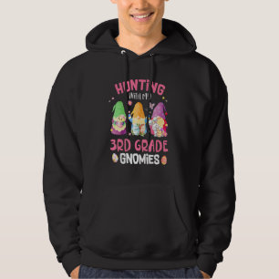 Sudadera Caza Cuta Con Mi Maestra De Gnomías De 3er Grado E