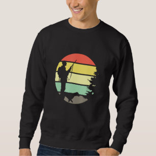 Sudadera Caza de atardecer retro con cacería D