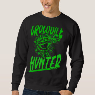 Sudadera Caza de cocodrilos Vida Silvestre Lizard Alligator