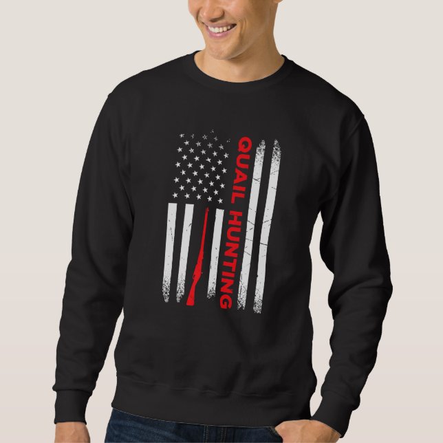 Sudadera Caza de codorniz para hombres dueños de codorniz (Anverso)