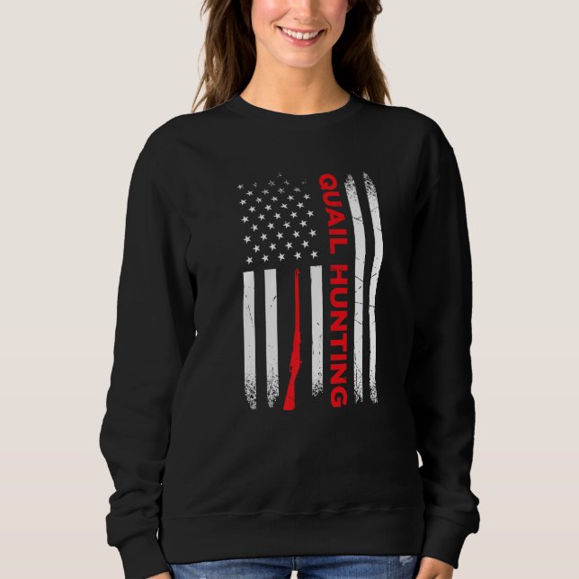 Sudadera Caza de codorniz para hombres dueños de codorniz (Anverso)