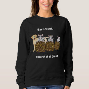 Sudadera Caza de granos en busca de ratas Yellow Lab Retrie