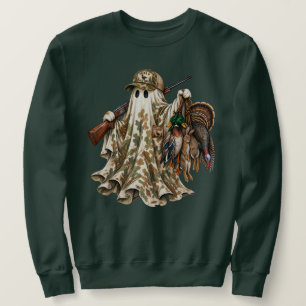 Sudadera Caza de Halloween Fantasma Pato Silvestre Pavo