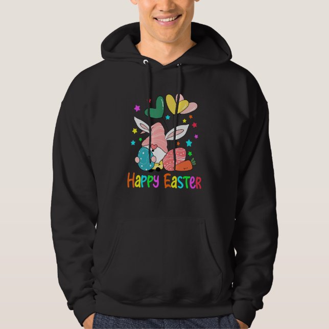 Sudadera Caza de huevos de conejo conejo conejo conejo cone (Anverso)