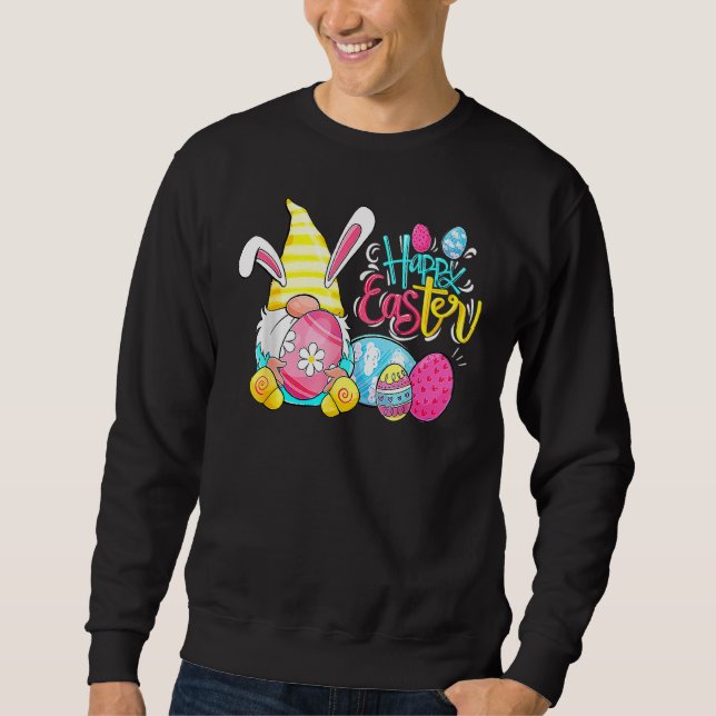 Sudadera Caza De Huevos De Pascua Y B De La Primavera De Lo (Anverso)