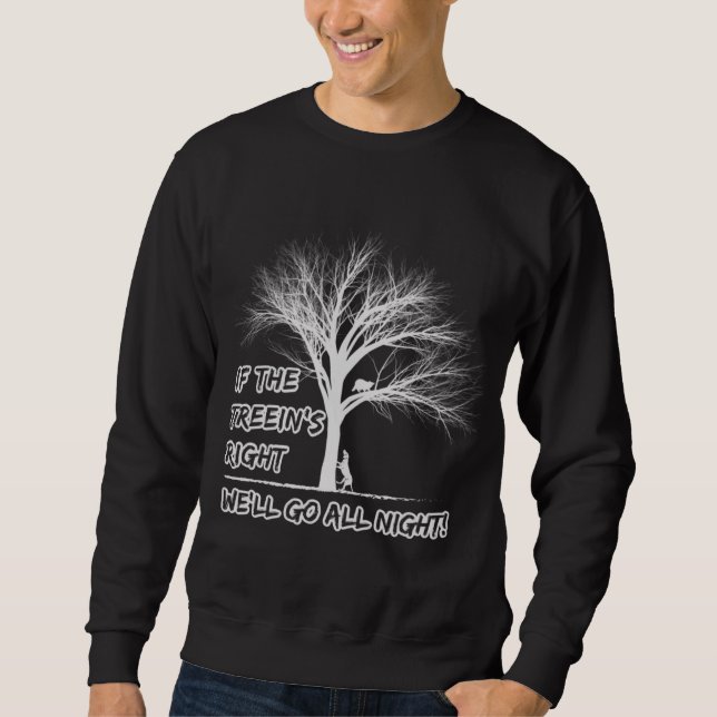 Sudadera Caza de mapache: regalo de mapeo (Anverso)
