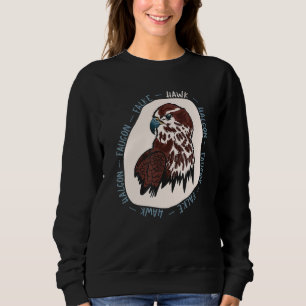 Sudadera Caza De Pájaro Y Predador Haucon Faucon Falke Hawk