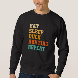 Sudadera Caza de pato de duerme repetida caza de aves acuát