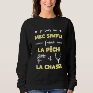 Sudadera Caza de pato simple hombres cazador de humor