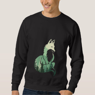 Sudadera Caza de silueta animal de caza en Fox para mujeres