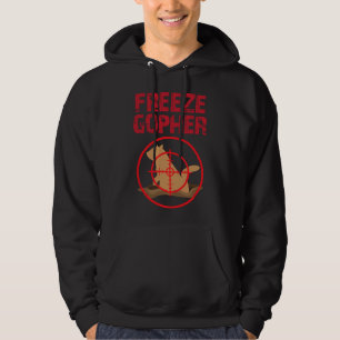 Sudadera Caza de topo congelado divertido cazador de topos
