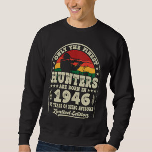 Sudadera Caza de venados de 77 años Vintage 1946 77th