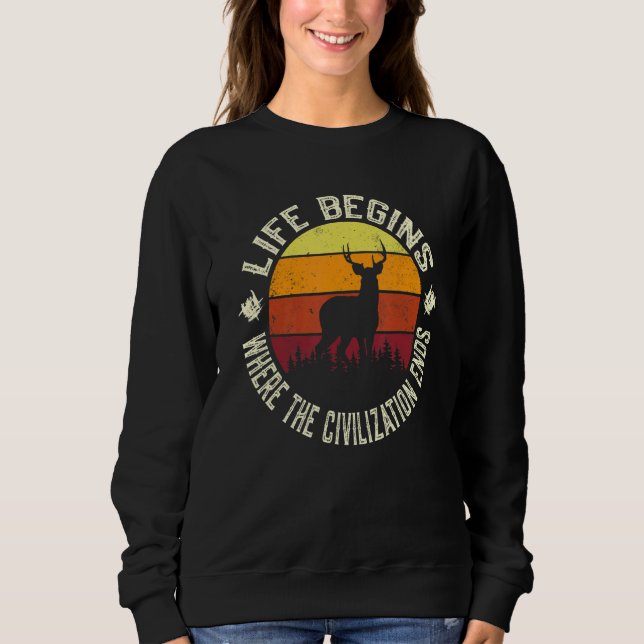 Sudadera Caza de venados norteamericanos (Anverso)