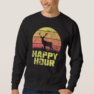 Sudadera Caza del atardecer de la Hora Feliz 1