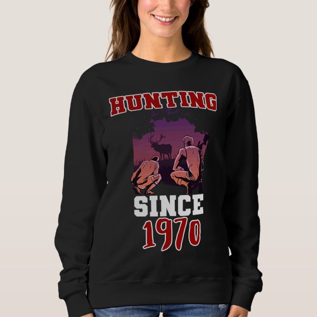 Sudadera Caza desde 1970 (Anverso)