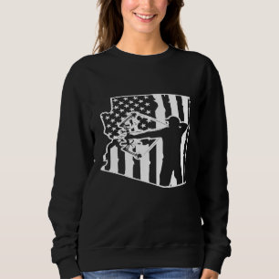 Sudadera Caza en arco de la bandera estadounidense de Guay,