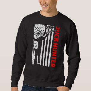 Sudadera Caza patriótica de la bandera estadounidense en Es