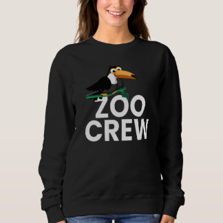 Sudadera Cazador de animales de la tripulación zoológica 1
