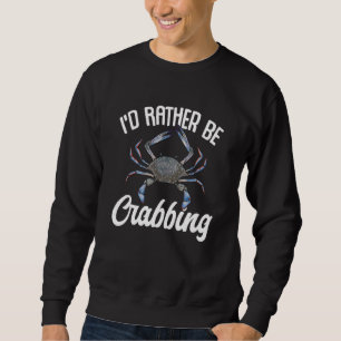 Sudadera Cazador de cangrejo Maryland Cangrejo azul preferi