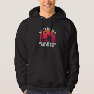 Sudadera Cazador de codornices y propietario de perro de ca