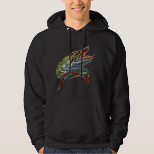 Sudadera Cazador de lucio Pescador de lucio señuelo pesca c