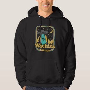 Sudadera Cazador de ovnis alienígenas de Wichita Kansas 80s