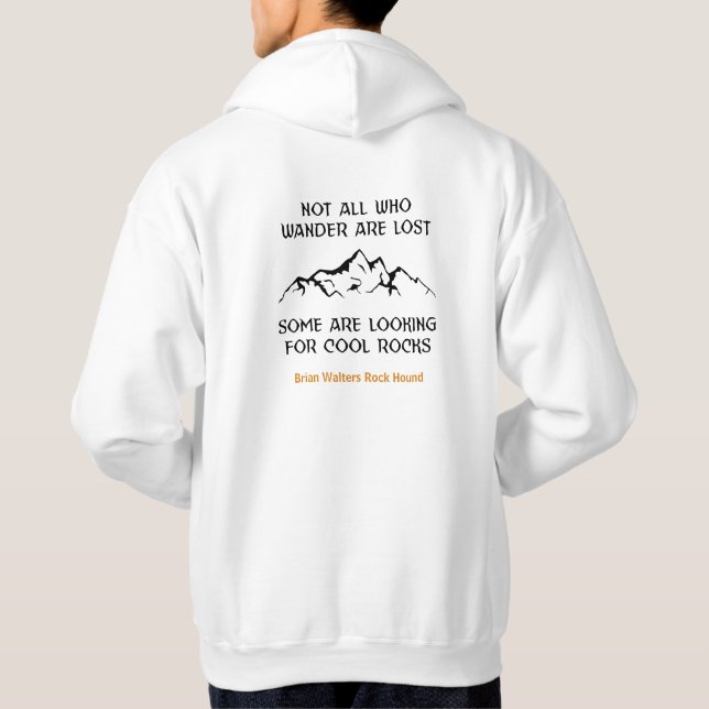 Sudadera Cazador de Rocas (Reverso)