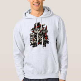Sudadera Cazador de vampiros de ajo — Guerrero retro de Hal