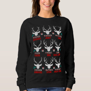 Sudadera Cazador gracioso de todos los renos de Santa Claus