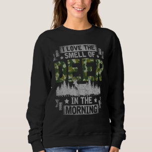 Sudadera Cazador Gracioso Me Encanta El Olor Del Cerveza En