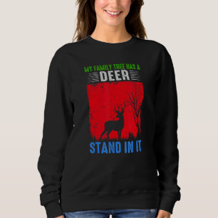 Sudadera Cazador Mi árbol genealógico tiene familia de caza