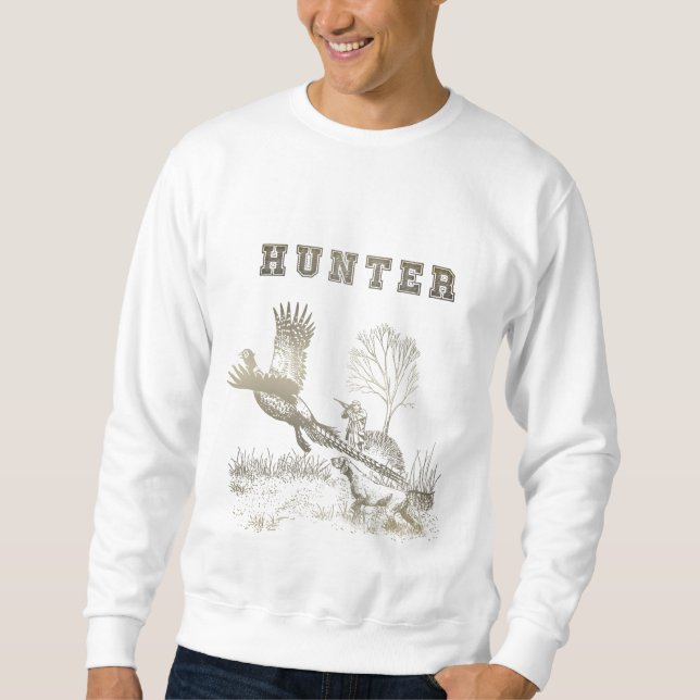 Sudadera Cazadora (caza con SGP) Camiseta (Anverso)