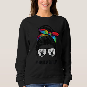 Sudadera Cazadora Vida De Esposa Desordenada Bun Hunter Mam