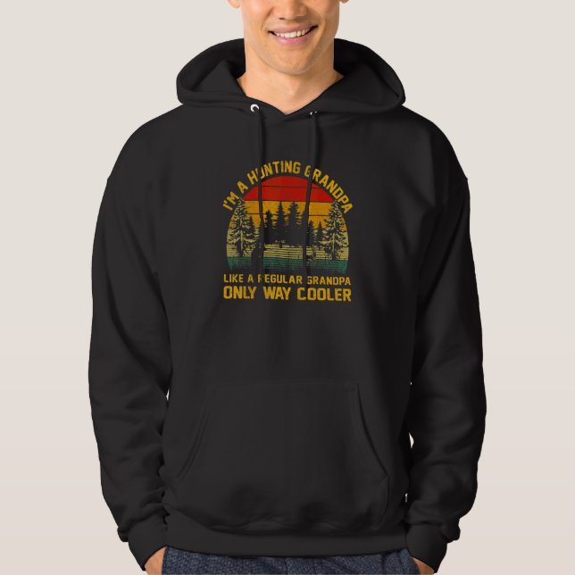 Sudadera Cazando al abuelo sólo muy más frío (Anverso)
