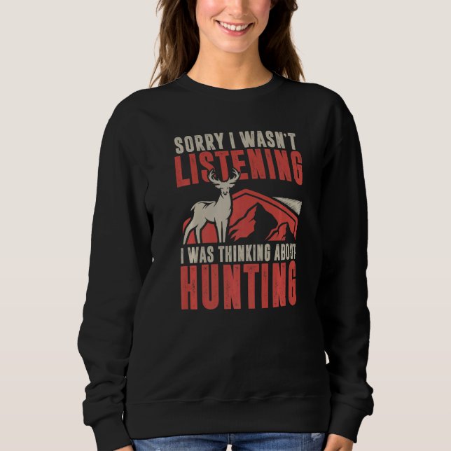 Sudadera Cazando animales de temporada (Anverso)