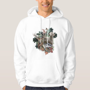 Sudadera Cazando con un Weimaraner, "Fantasma gris"