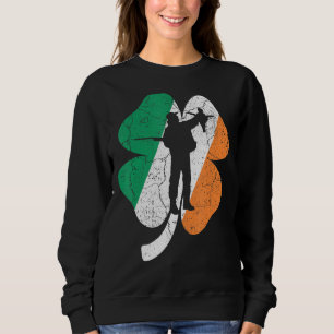 Sudadera Cazando Día de San Patricio Trébol Irlanda Irlandé