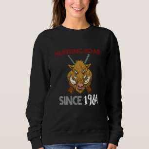 Sudadera Cazando jabalíes desde 1984