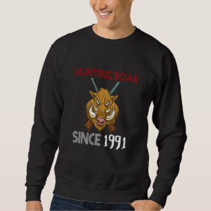 Sudadera Cazando jabalíes desde 1991