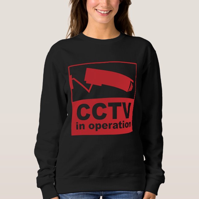 Sudadera CCTV Surveillance Security Camera Closed Circuit P (Anverso)