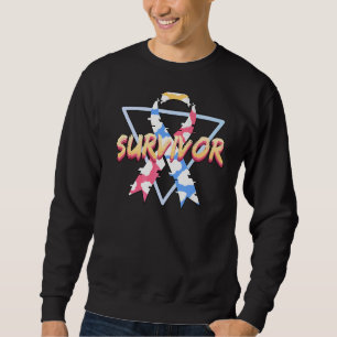 Sudadera Cdh Awareness Mes Sobreviviente Vaporwave Estética
