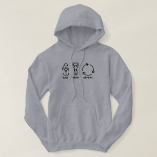 Sudadera Cebos. Cerveza. Repetir. Pesca Divertida