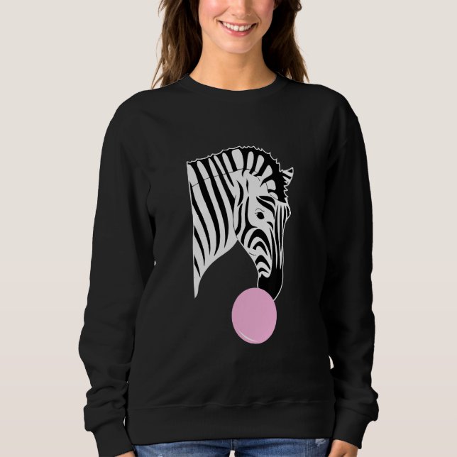 Sudadera Cebra Con Goma De Mascar (Anverso)