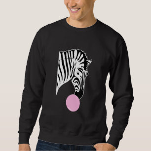 Sudadera Cebra Con Goma De Mascar